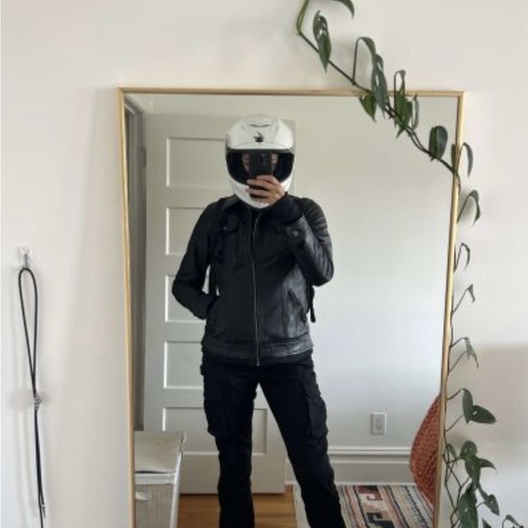 Genuine Leather Black Moto Jacket w/ Hood • New • Real Leather - Picture 10 of 13